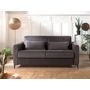 Voir la diapositive 2 : LISA DESIGN Owen - canapé 3 places convertible express couchage quotidien 140 cm matelas 12 cm en velours