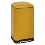 FIVE Poubelle de Cuisine en Métal  Ariane  30L Jaune