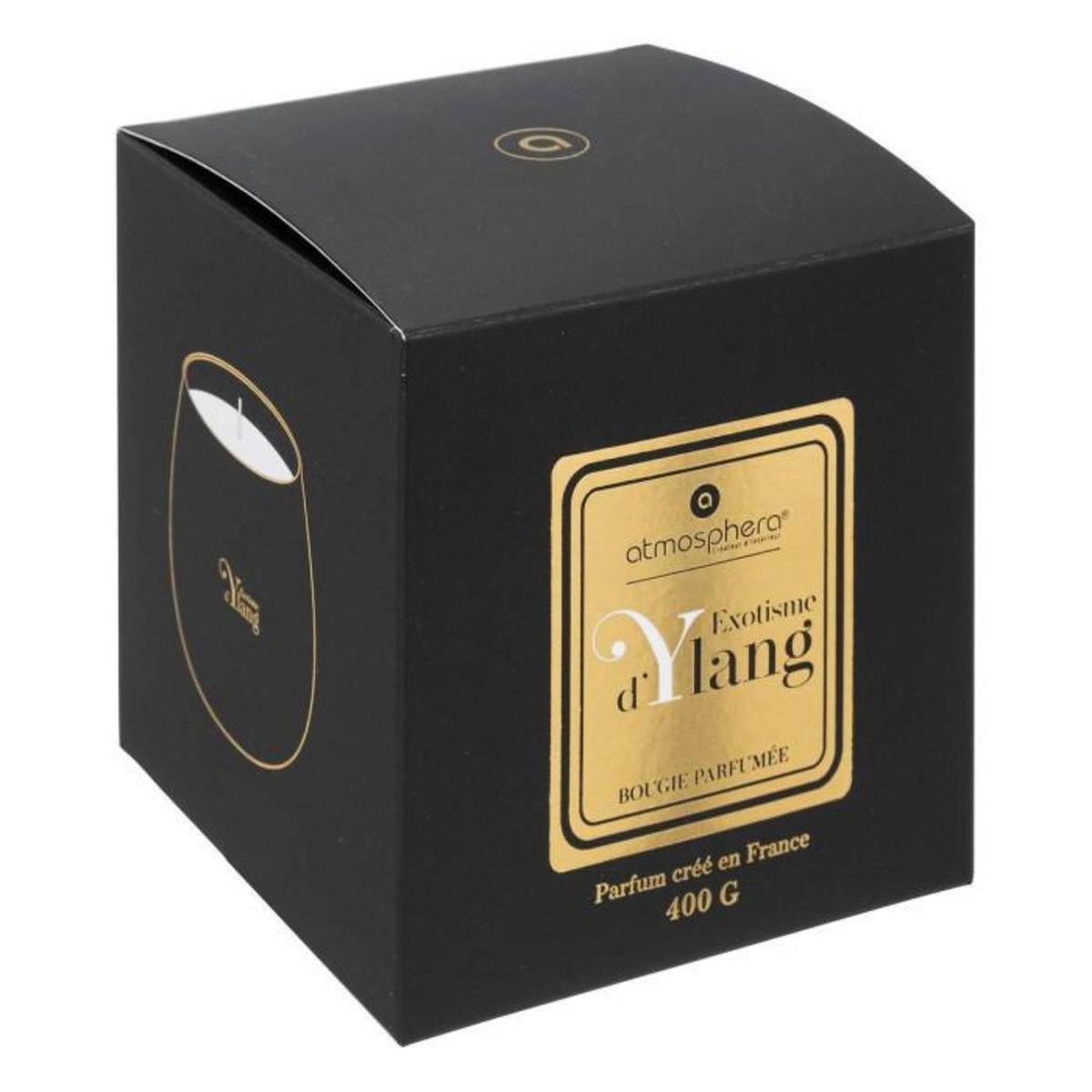 ATMOSPHERA Bougie Parfumée  Arlo  400g Ylang