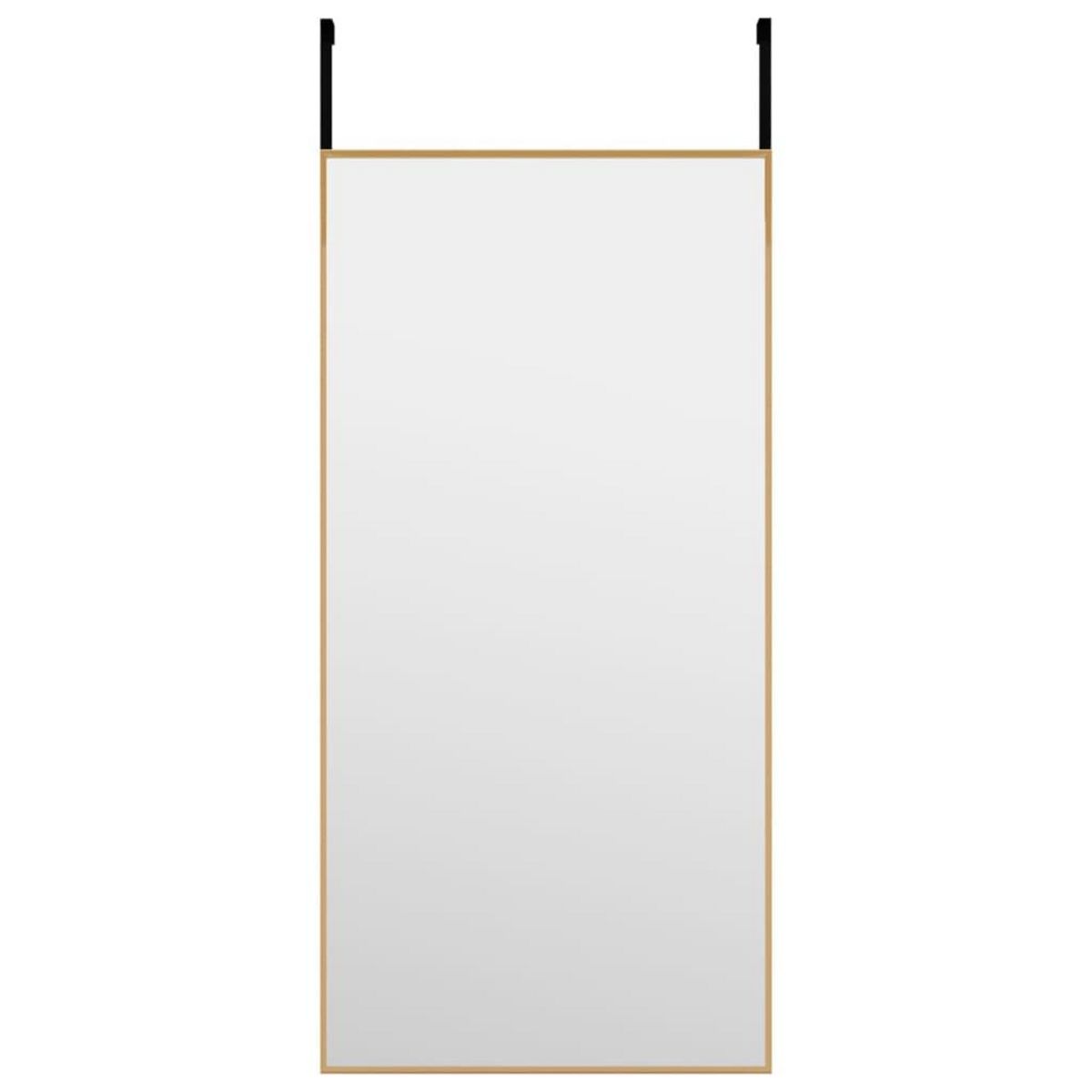 VIDAXL Miroir de porte Dore 30x60 cm Verre et aluminium