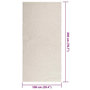 Voir la diapositive 6 : VIDAXL Tapis ZIZUR creme 100x200 cm aspect de jute interieur exterieur