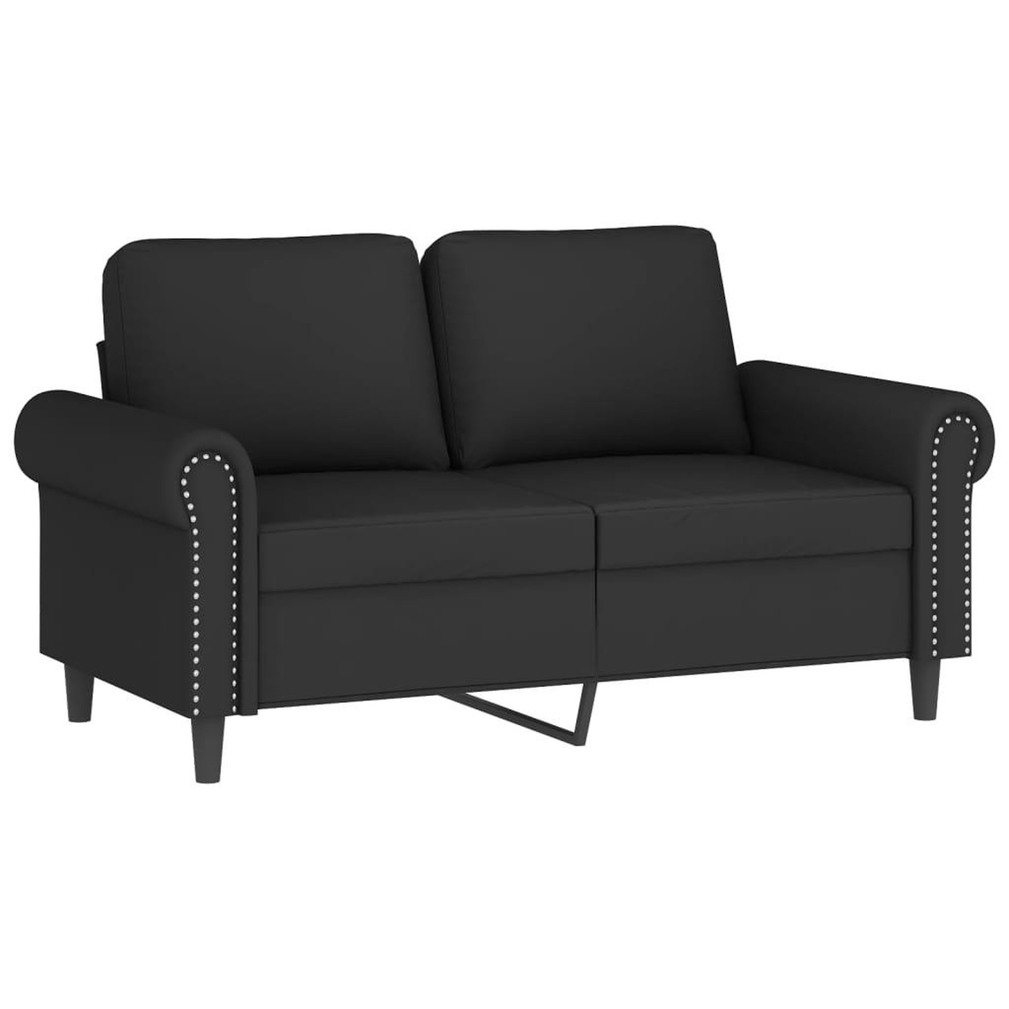Voir la diapositive 4 : VIDAXL Ensemble de canapes 4 pcs avec coussins noir velours