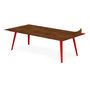 Voir la diapositive 1 : Paris Prix Table Basse 1 Cover  Contraste II  120cm Rouge
