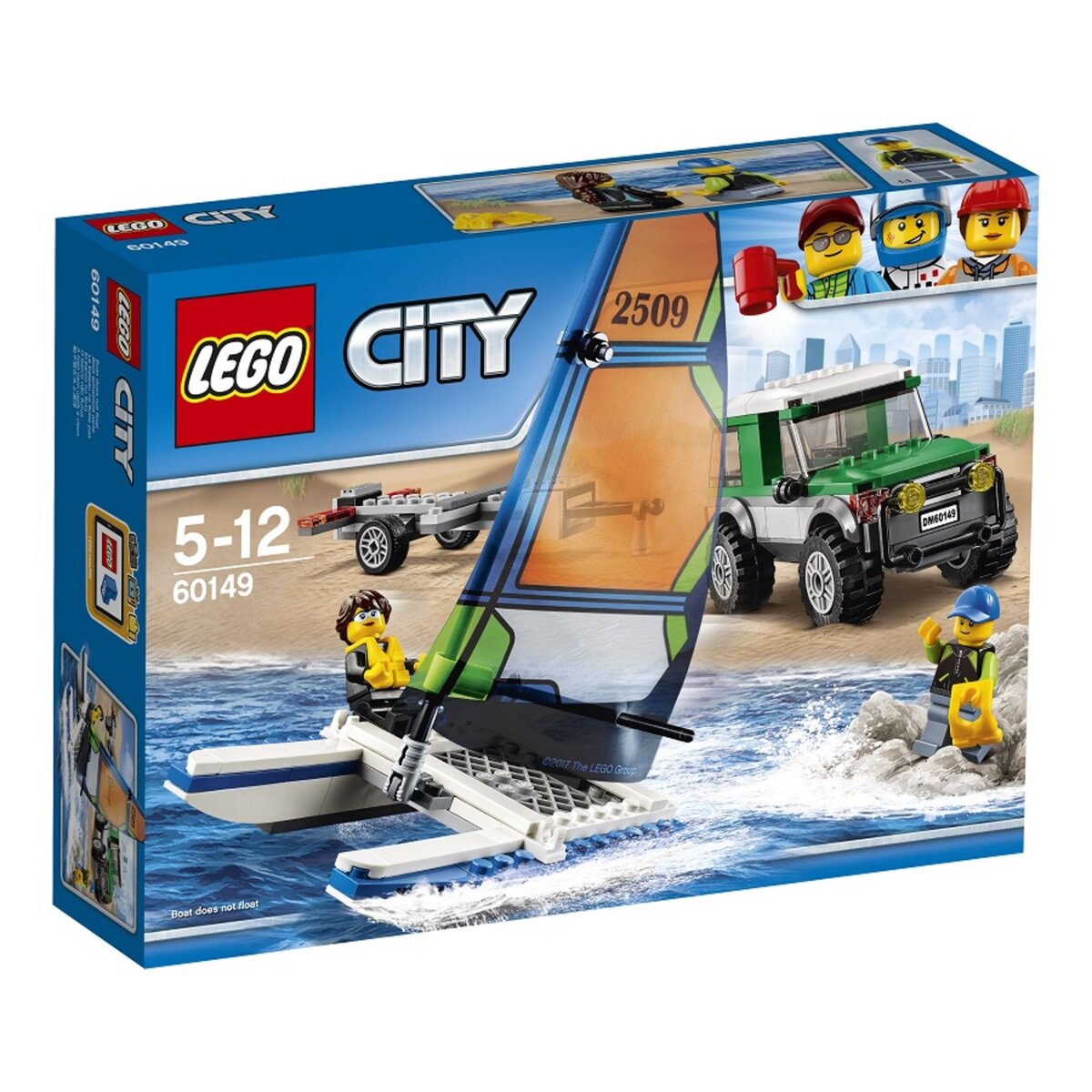 LEGO City 60149 - Le 4x4 avec catamaran