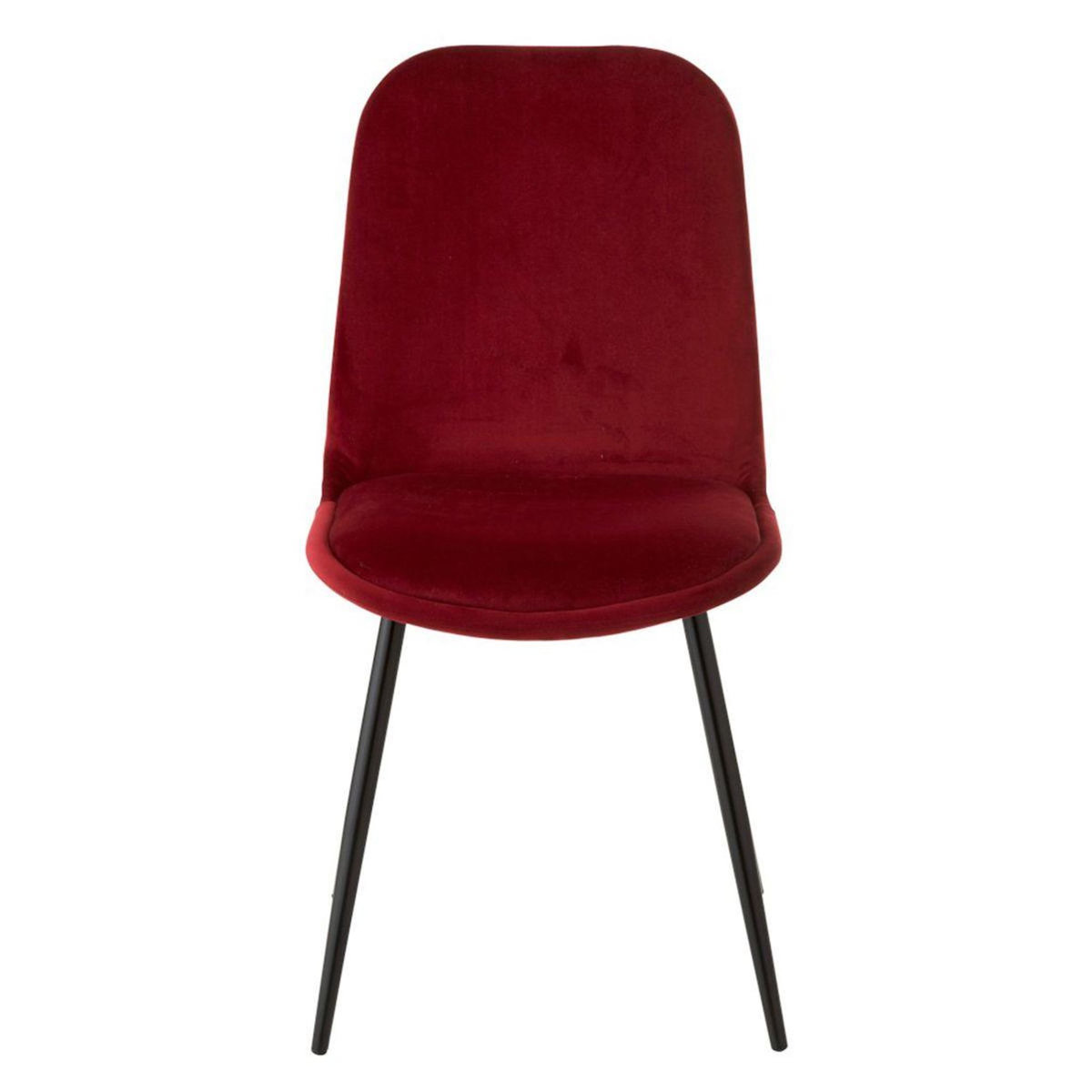Paris Prix Chaise Design  Claire  87cm Bordeaux