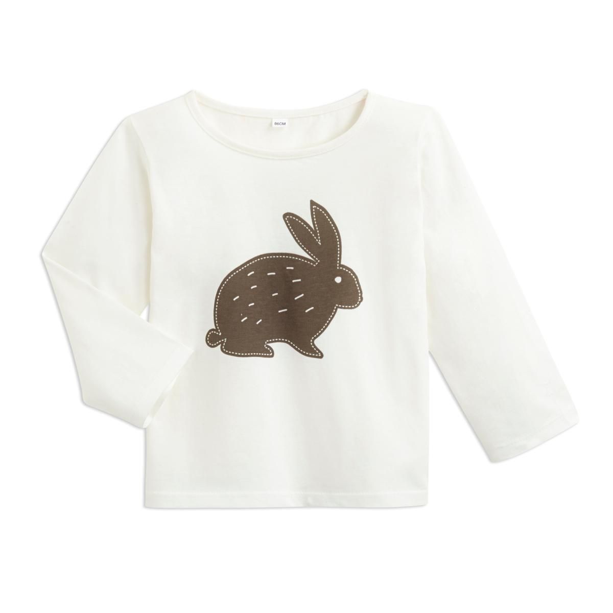 Tee shirt manches longues uni bébé