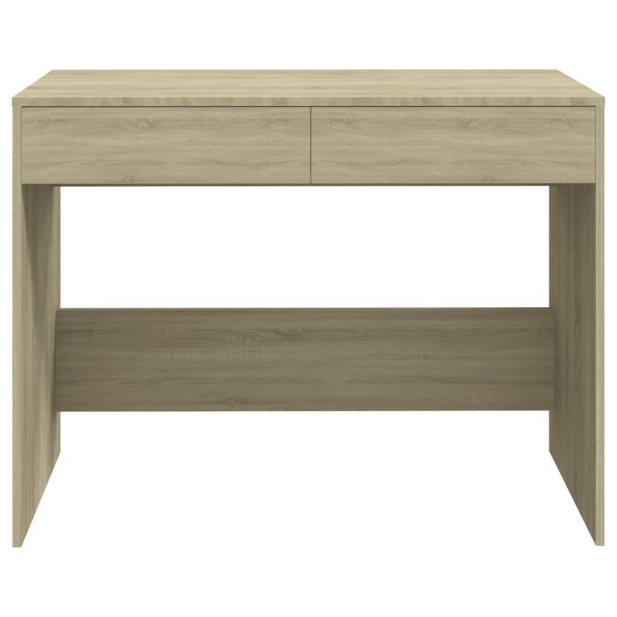 VIDAXL Bureau Chene sonoma 101x50x76,5 cm Bois d'ingenierie