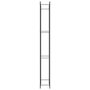 Voir la diapositive 4 : VIDAXL Portant de bois de chauffage Noir mat 80x28x222 cm Acier