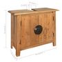 Voir la diapositive 6 : VIDAXL Ensemble de salle de bains 5 pcs Pinede solide