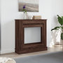 Voir la diapositive 3 : VIDAXL Cadre de cheminee chene marron 90x30x90 cm bois d'ingenierie