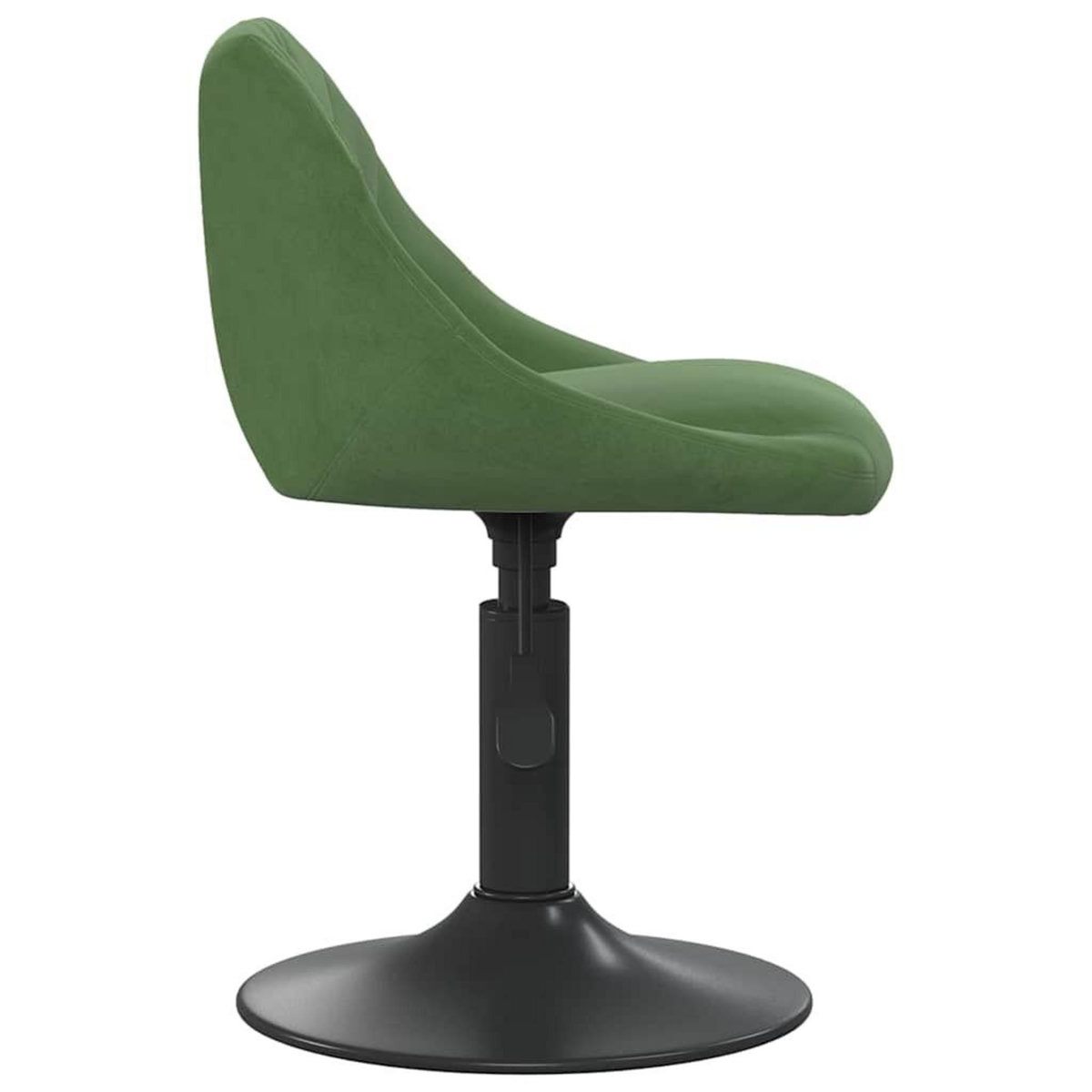 VIDAXL Tabouret de bar Vert fonce Velours
