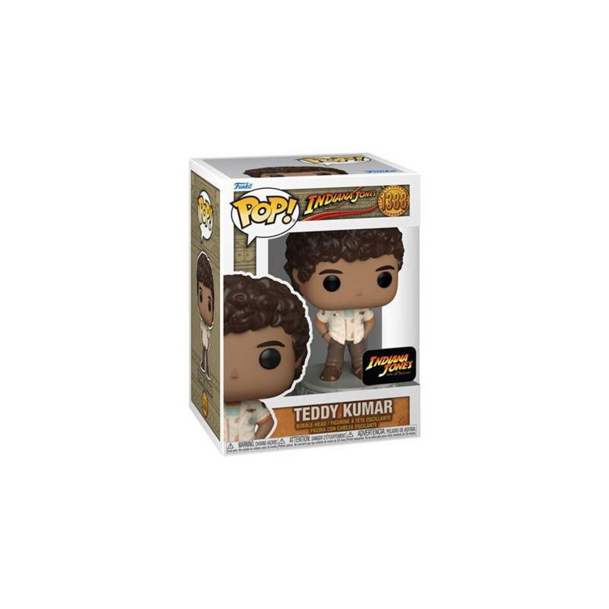 Funko Figurine Funko Pop Movies Indiana Jones Teddy Kumar pas cher ...