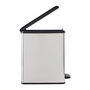 Voir la diapositive 6 : CURVER Poubelle Slim - SLIM BIN - CURVER - 25L - Design compact - 41 x 27 x 55 cm - Gris métallisé