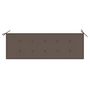 Voir la diapositive 5 : VIDAXL Banc de jardin empilable et coussin 159 cm Bois de teck massif
