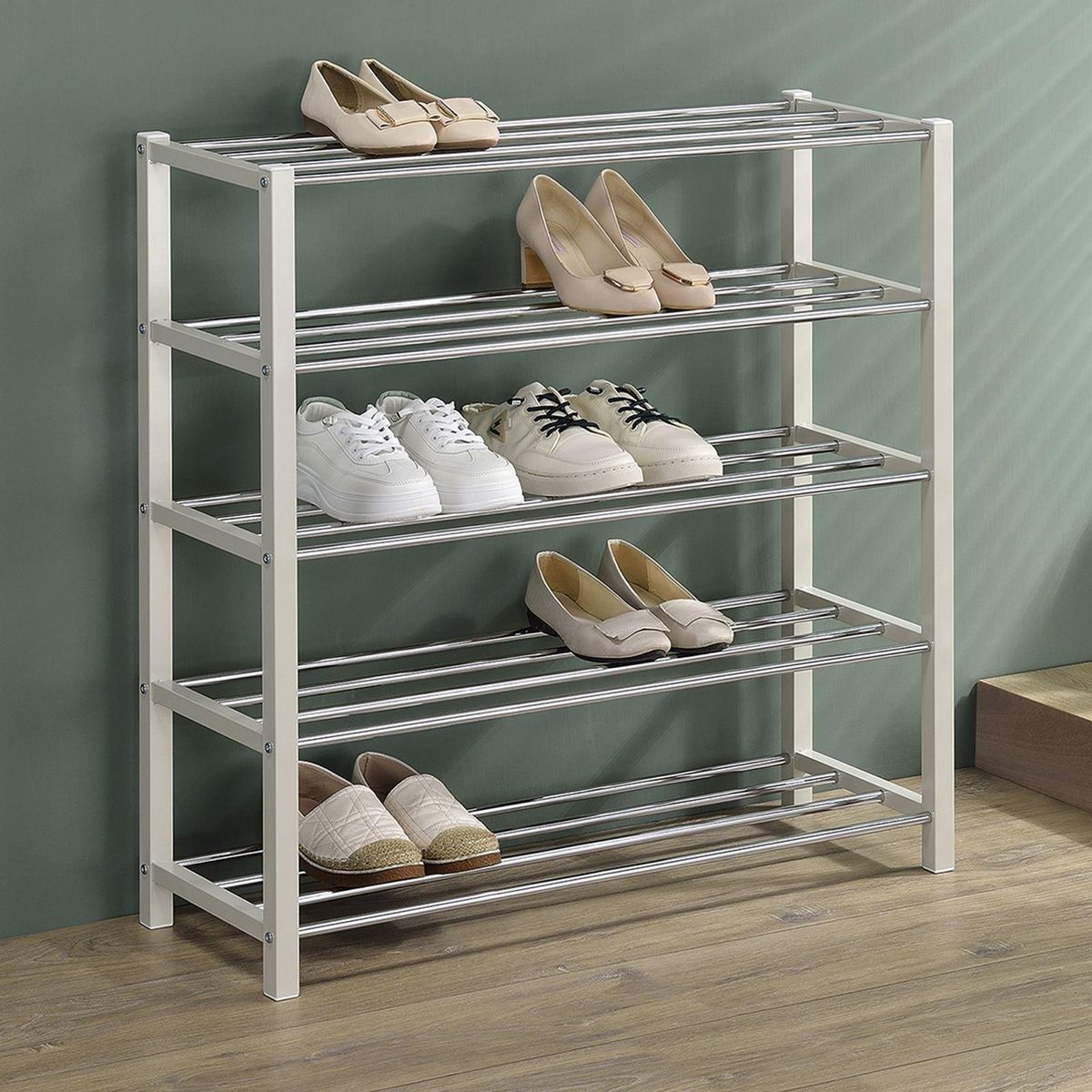IDIMEX Etagère à chaussures DUBLIN, 5 niveaux