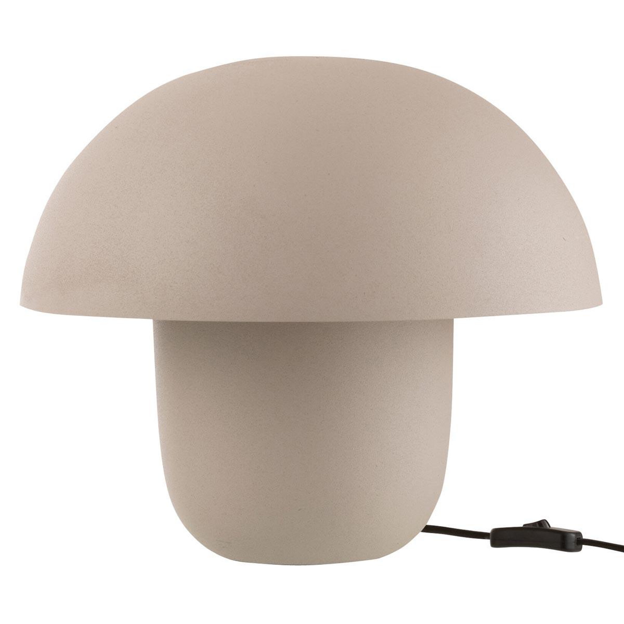J-LINE Lampe à poser en métal  merle  35cm grège