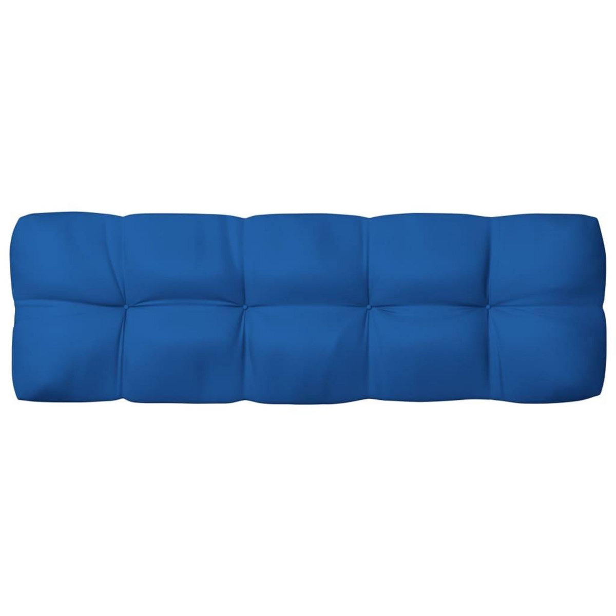 VIDAXL Coussins de canape palette lot de 7 Bleu royal