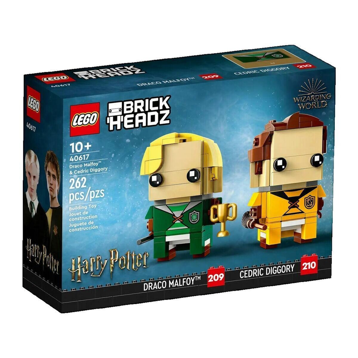LEGO Jouet de construction LEGO BrickHeadz figurines Draco Malfoy et Cedric Digory