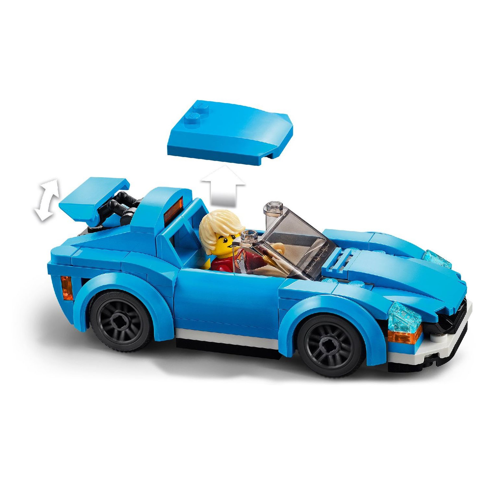 Voir la diapositive 4 : LEGO City 60285 La voiture de sport