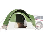 VIDAXL Tente de voiture 4 personnes vert impermeable