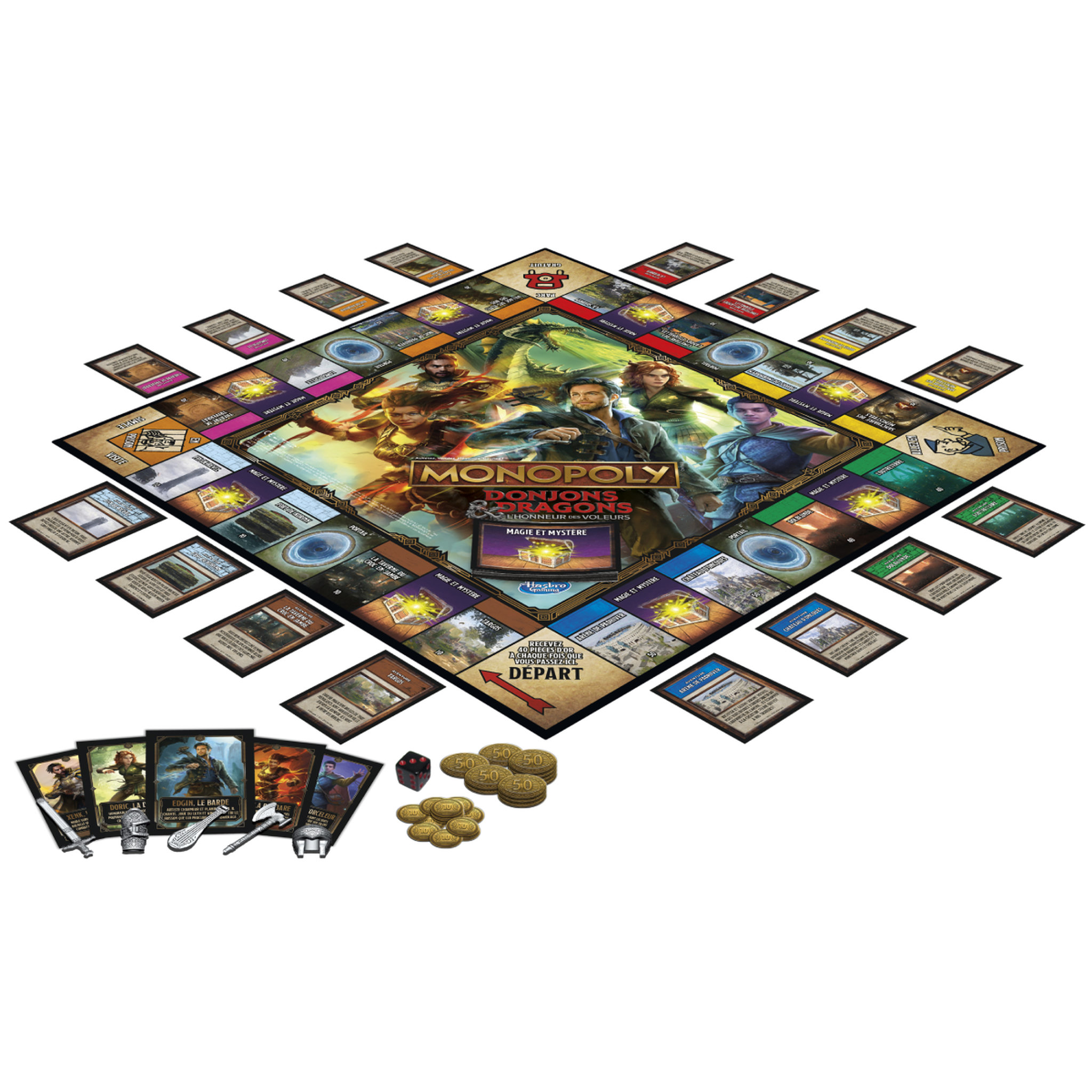 Voir la diapositive 3 : HASBRO Jeu Monopoly Donjons et Dragons