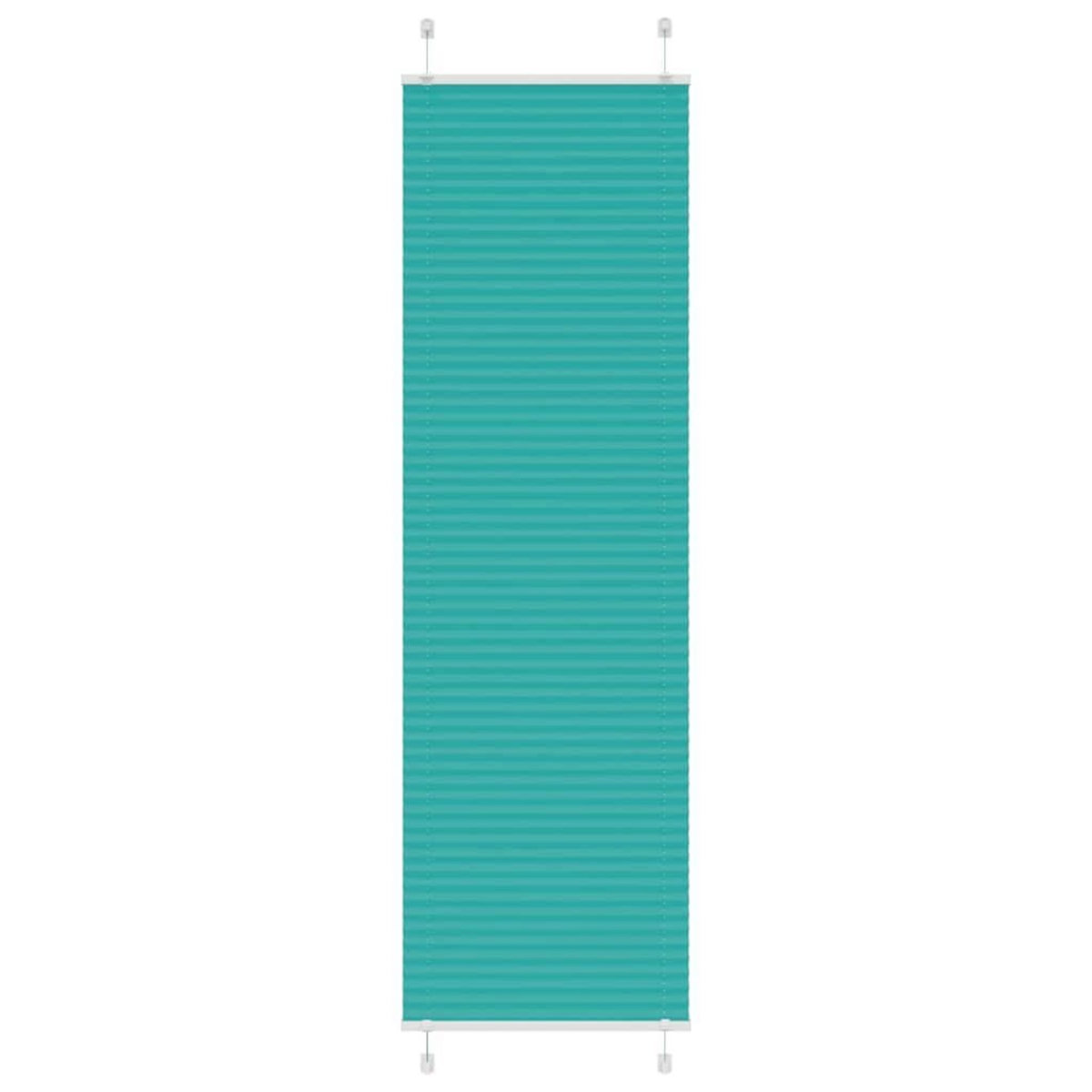 VIDAXL Store plisse vert petrole 55x200 cm largeur du tissu 54,4 cm