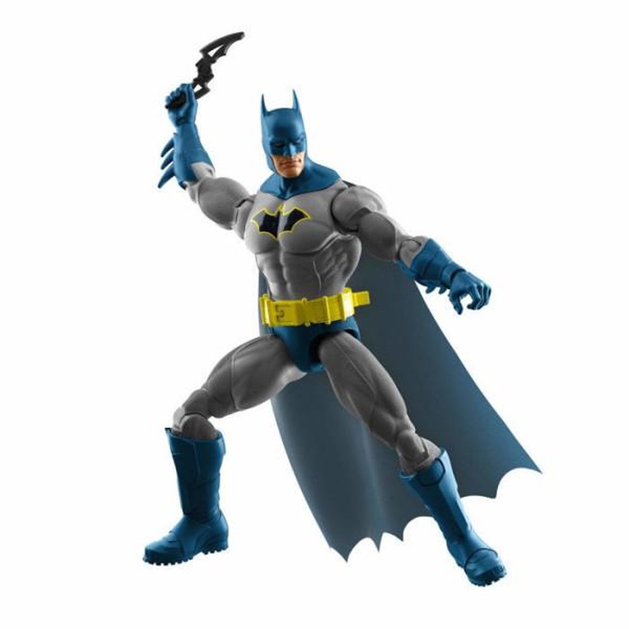 Voir la diapositive 4 : MATTEL Figurine articulée - DC Premier - Batman 16,5 cm - 22 points d'articulation - Cape en tissu et accessoires - Dès 4 ans