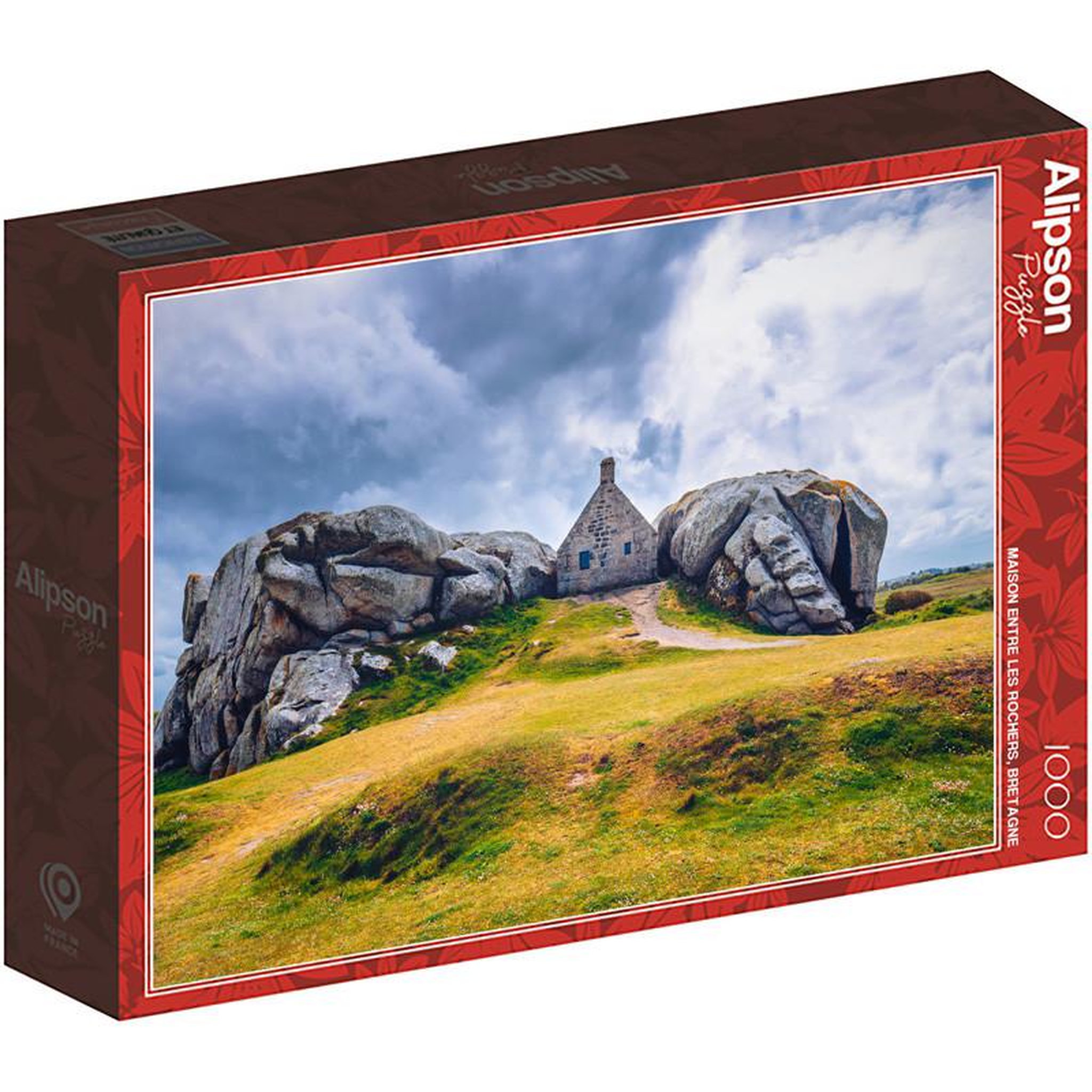 ALIZE Puzzle 1000 pièces Rochers de Bretagne – Paysage côtier – Adulte – Alizé