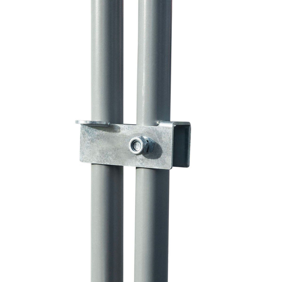 ID MARKET Enclos poulailler 24 m² parc grillagé 8x3 M acier galvanisé