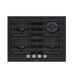 Siemens Plaque de cuisson gaz 60cm 4 feux 8000w noir - EP6A6PI40