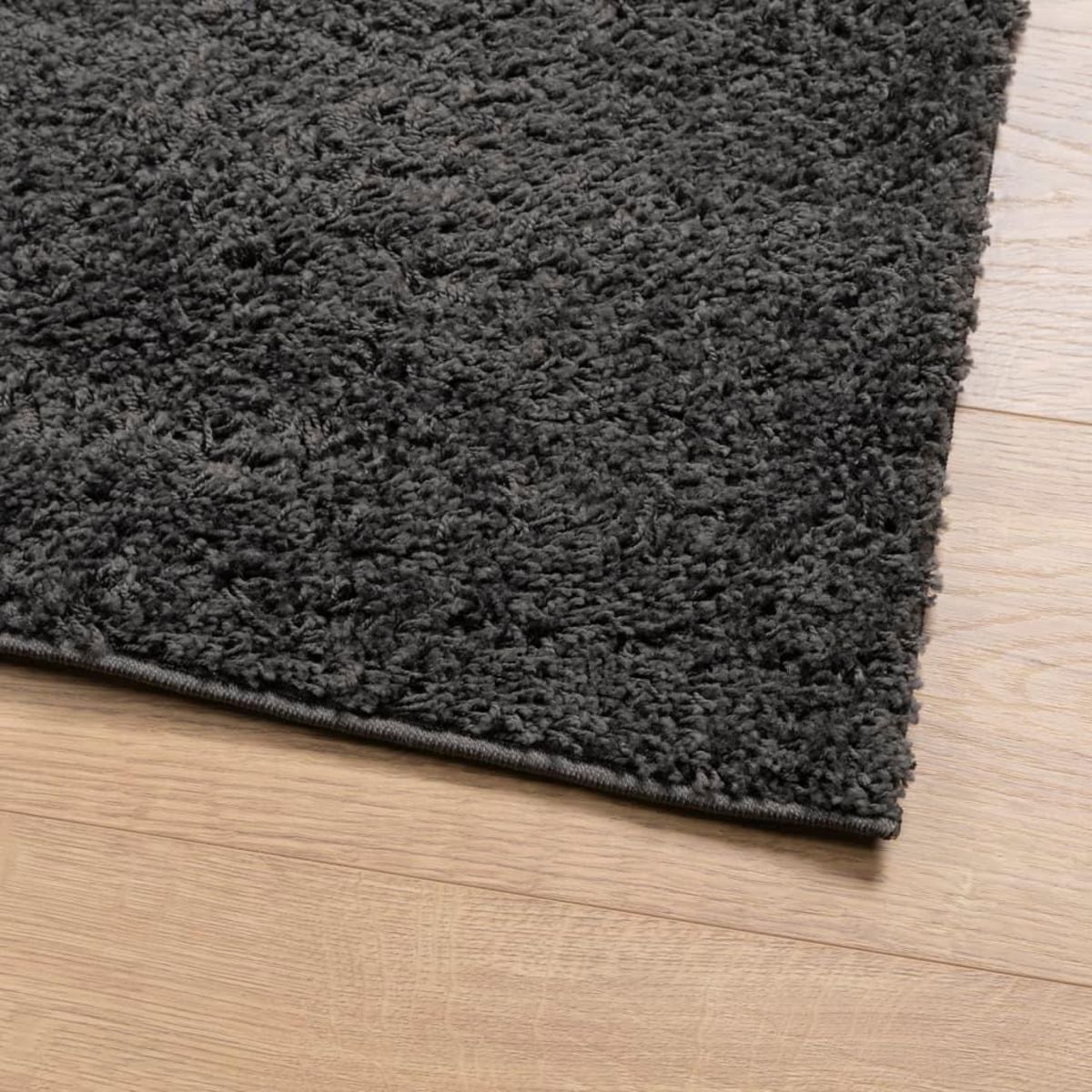 VIDAXL Tapis shaggy PAMPLONA poils longs moderne anthracite 160x230 cm