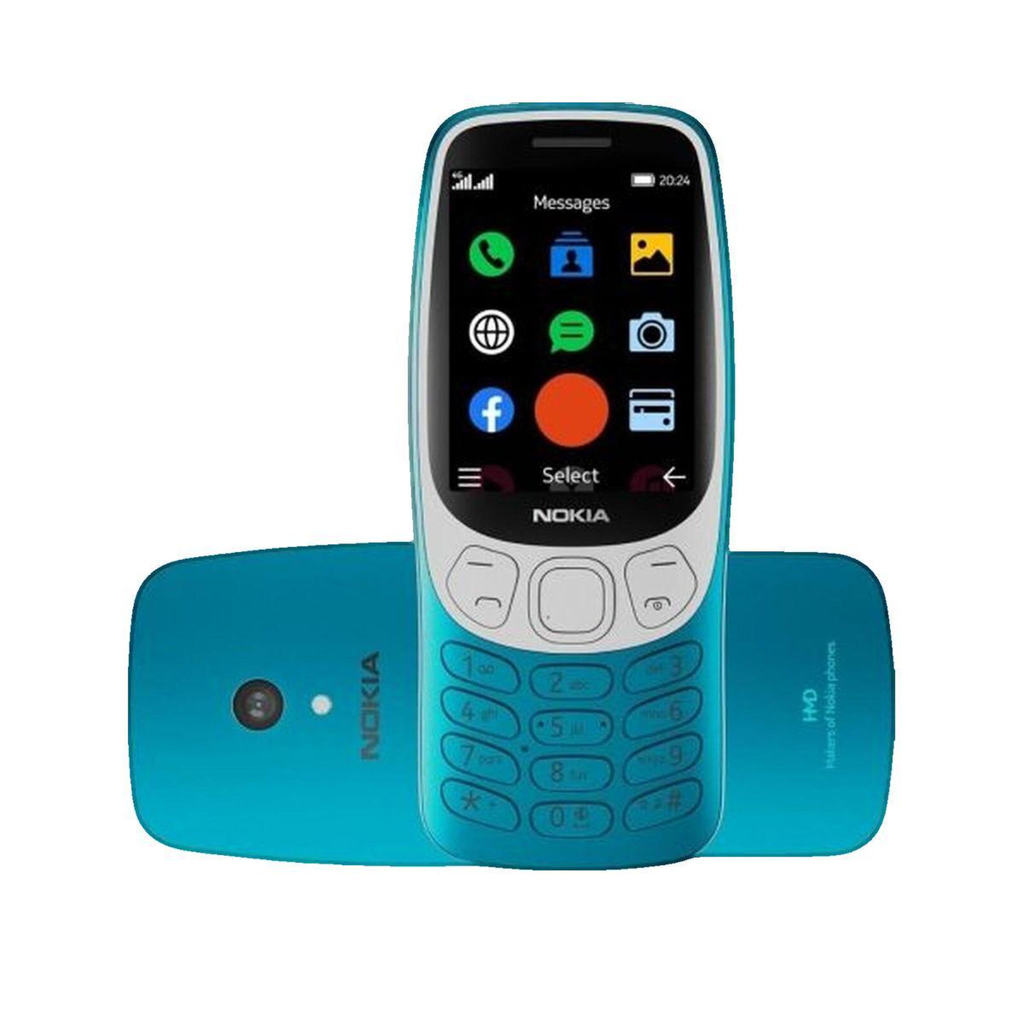 Voir la diapositive 2 : NOKIA Téléphone mobile 3210 4G bleu scuba
