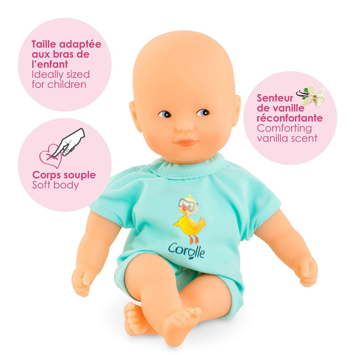 Corolle Poupon Mini Bain Bleu