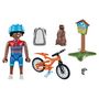 Voir la diapositive 2 : PLAYMOBIL 70303 - Spécial Plus - Cycliste avec marmotte 