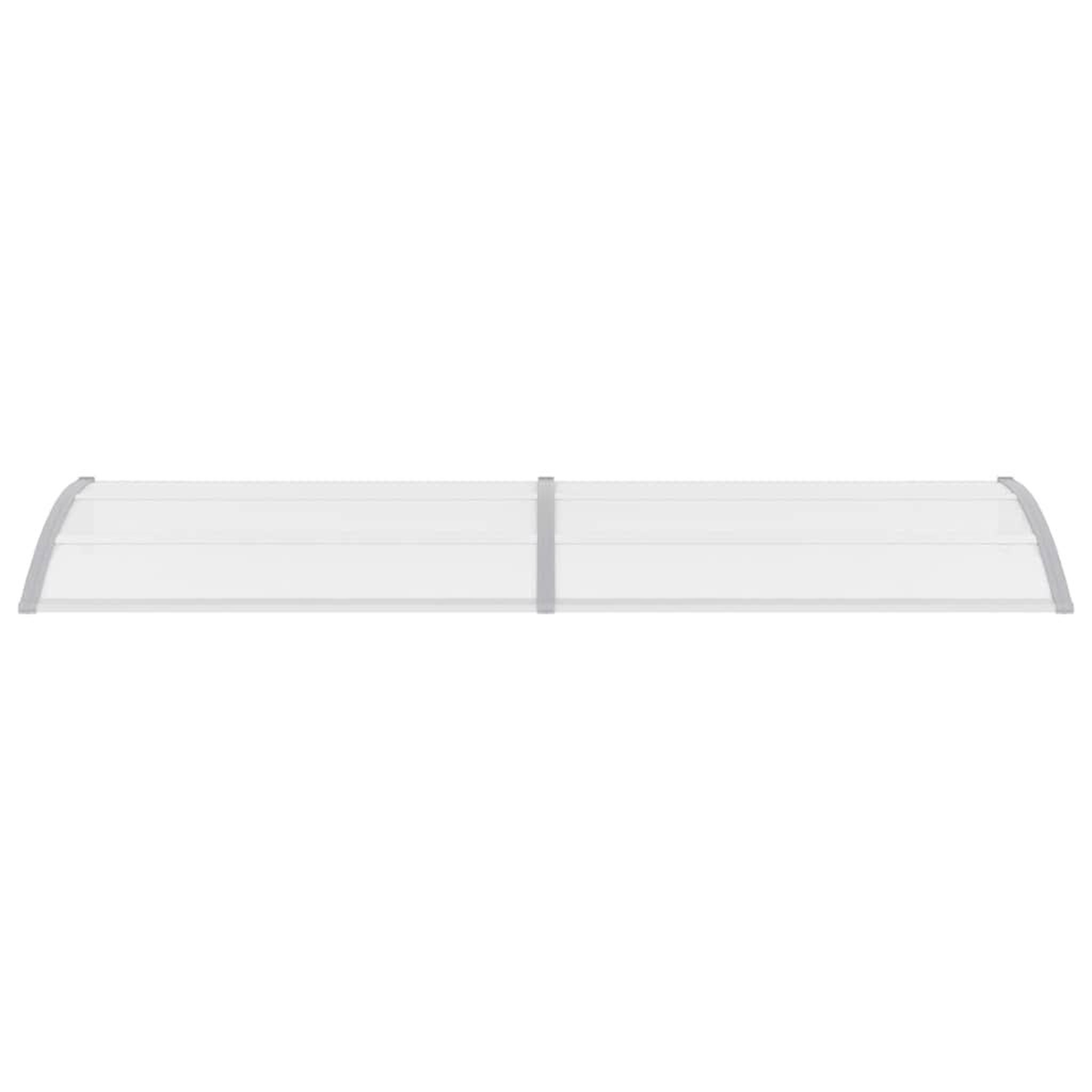Voir la diapositive 4 : VIDAXL Auvent de porte Gris 300 x 100 cm PC
