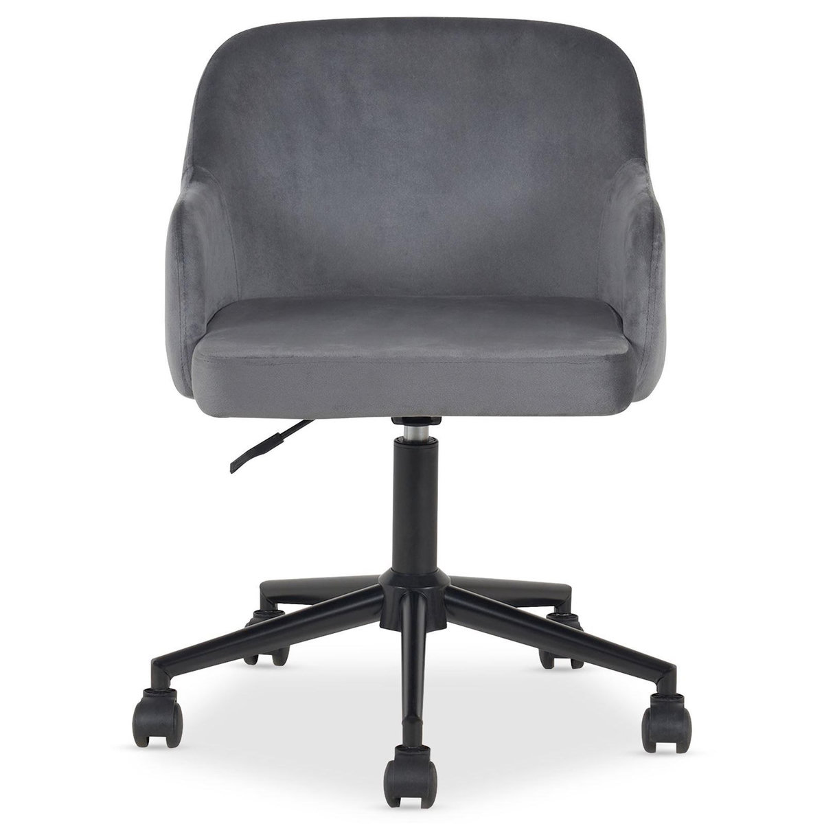 IDIMEX Chaise de bureau OLIVER en velours