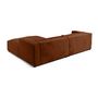 Voir la diapositive 4 : LISA DESIGN Ela - canapé d'angle droit 4 places - en fausse fourrure