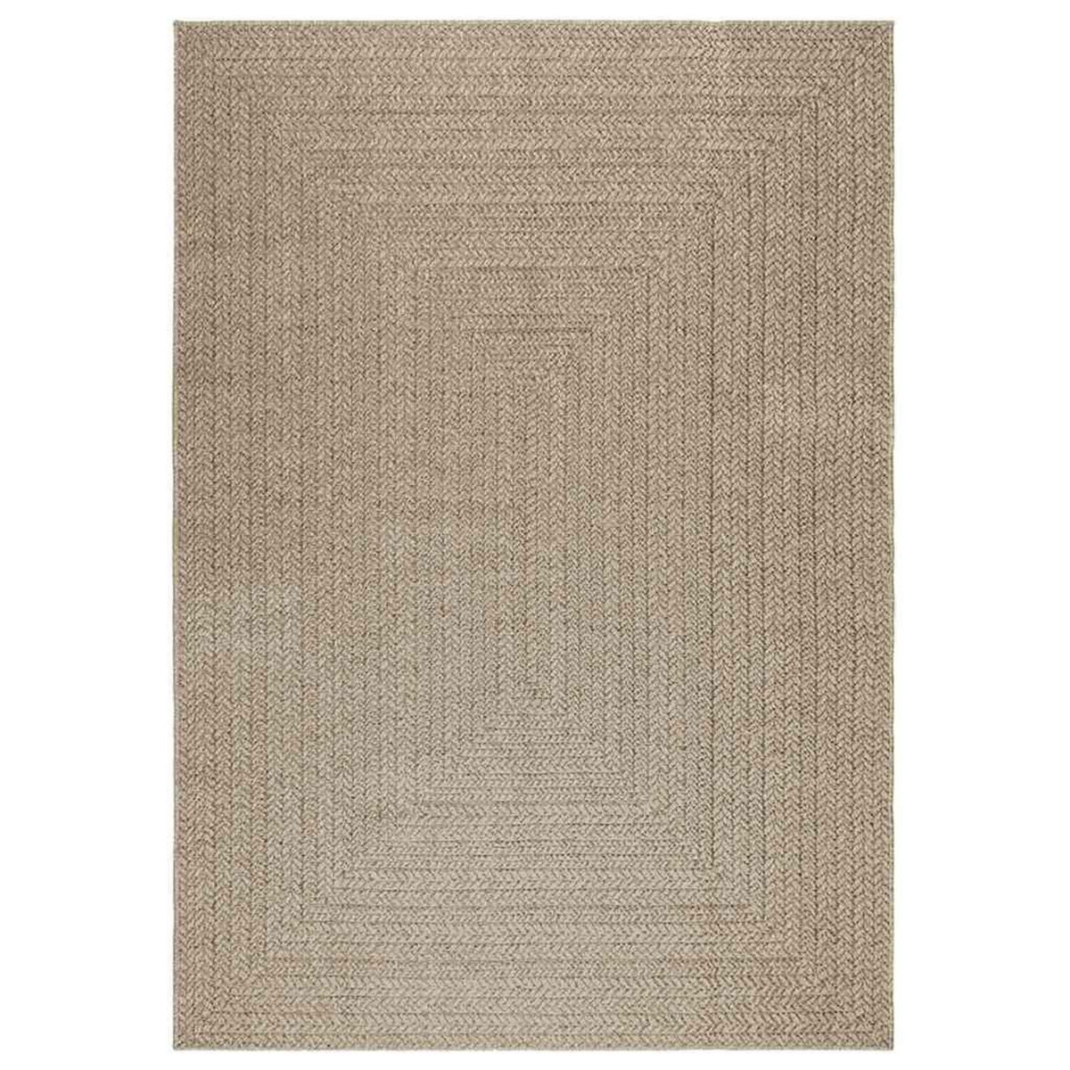 VIDAXL Tapis ZIZUR beige 160x230 cm aspect de jute interieur exterieur