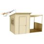 Voir la diapositive 4 : Soulet Cabane de jardin enfant - Bois - H1.60 m - SANTA BARBARA