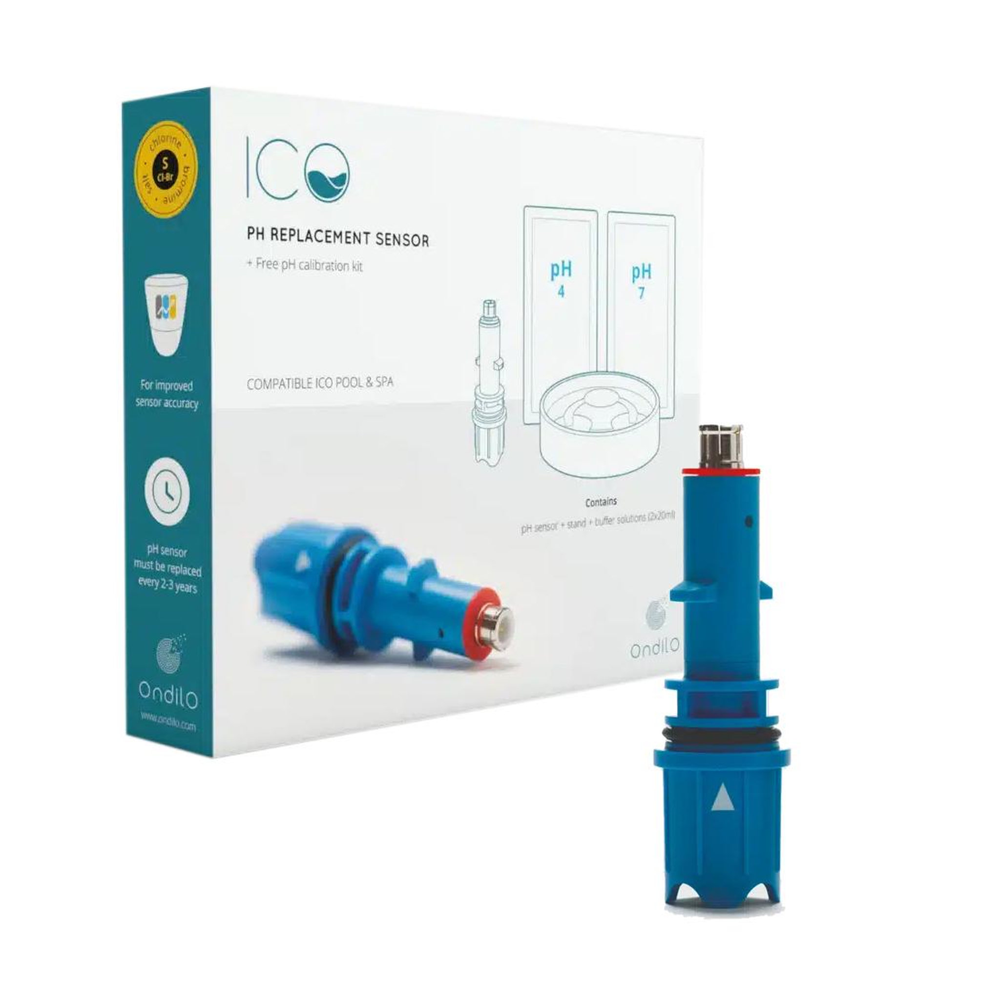 ONDILO Kit sonde ph bleu compatible ico pool et ico spa - ICOSEPH03