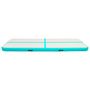 Voir la diapositive 3 : VIDAXL Tapis gonflable de gymnastique avec pompe 300x100x20cm PVC Vert