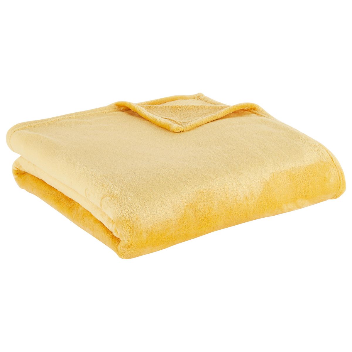 ACTUEL Plaid uni en polyester VELVET