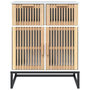 Voir la diapositive 5 : VIDAXL Buffet blanc 60x30x75 cm bois d'ingenierie