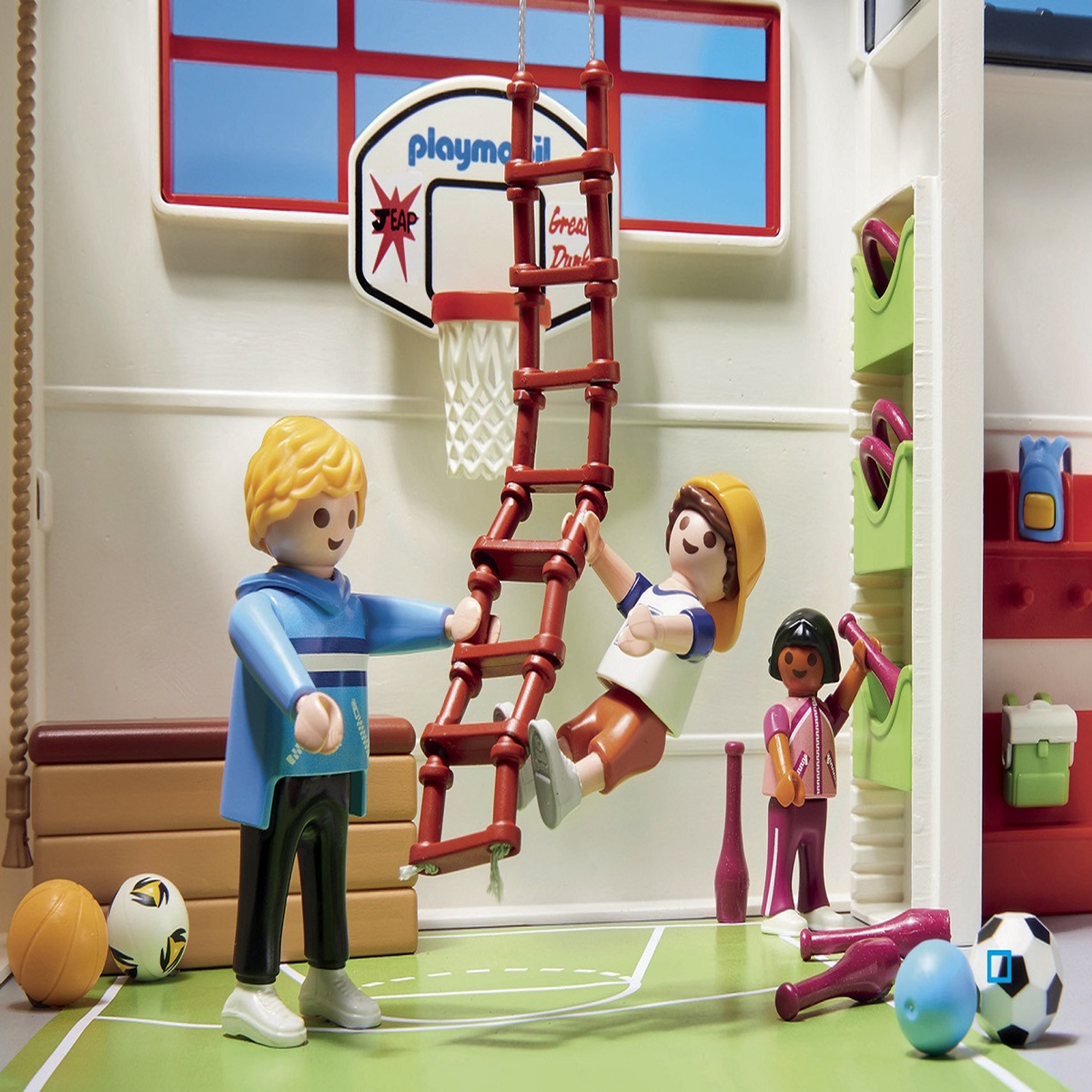 Voir la diapositive 5 : PLAYMOBIL 9454 - City Life - Salle de sports