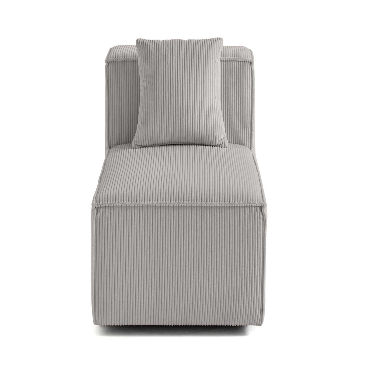 LISA DESIGN Arty - module d'assise - en velours côtelé