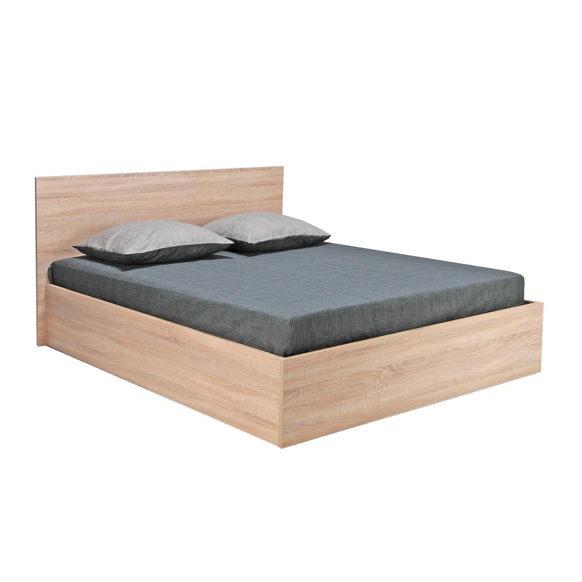 Ensemble Lit coffre avec sommier relevable  140x190 cm BARCELONA + matelas 140x190 cm DIONE