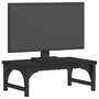 Voir la diapositive 3 : VIDAXL Support de moniteur noir 37x23x14 cm bois d ingénierie