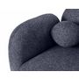 Voir la diapositive 6 : LISA DESIGN Velris - canapé d'angle droit 3 places en tissu moucheté