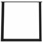 Voir la diapositive 5 : VIDAXL Pieds de table a manger forme de U 2 pcs noir 70x(72-73) cm