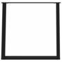 Voir la diapositive 5 : VIDAXL Pieds de table a manger forme de U 2 pcs noir 70x(72-73) cm